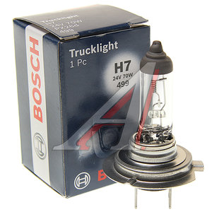 Лампа 24V H7 70W PX26d Trucklight BOSCH 1987302471, 24V70W Н7