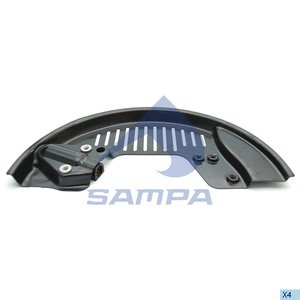 Щиток VOLVO RENAULT барабана тормозного правый SAMPA 032.498, 2.40295/032.498, 24425043