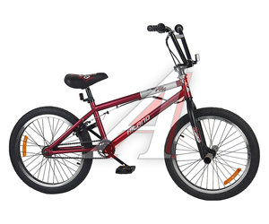 Велосипед 20" 1-ск. BMX бордовый HILAND T21B603 B, 291