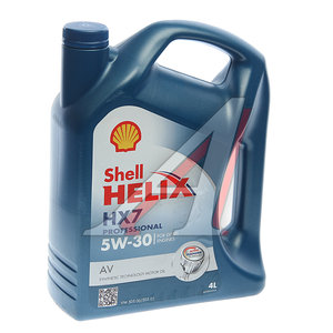 Масло дизельное HELIX PROFESSIONAL HX-7 AV 5W30 п/синт.4л SHELL 5055107433791, SHELL SAE5W30