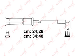 Провод высоковольтный ЛАДА Largus RENAULT Logan (04-) комплект LYNX SPC6343, ZEF1546, 8200943801