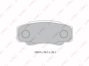 Колодки тормозные PEUGEOT Boxer CITROEN Jumper FIAT Ducato (94-) задние (4шт.) LYNX BD2217, GDB1521, 77362274