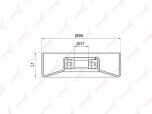 Ролик приводного ремня TOYOTA Cresta (96-01),Supra (93-02) натяжителя LYNX PB5030, T38170, 16620-0W022