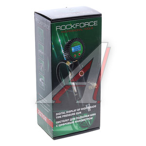 Пистолет для подкачки шин с манометром и шлангом 18Bar ROCKFORCE RF-23702