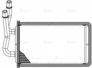 Радиатор отопителя FORD Transit (06-) LUZAR LRh1002, 1406321