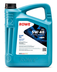 Масло моторное HIGHTEC SYNT RSi A3/B4/SN/CF 5W40 синт.5л ROWE 20068-0050-99, ROWE SAE5W40