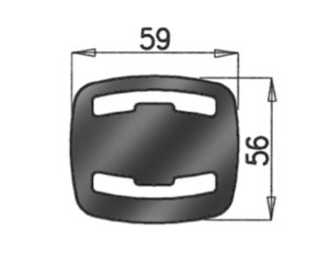 Подушка MERCEDES G (W460) глушителя DINEX 50809, 3814920082/480184, 3814920082/A3014920382