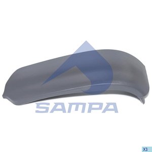 Панель MAN TGA LX угловая бампера левая нижняя SAMPA 18200057, MLX93/18200057, 81416100225