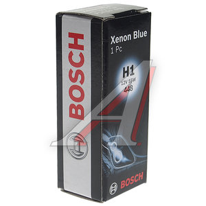 Лампа 12V H1 55W P14.5s Xenon Blue BOSCH 1987302015, А12-55(Н1)