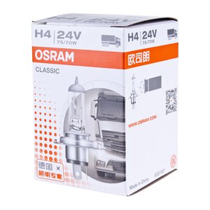 Лампа 24V H4 75/70W P43t-38 OSRAM 64196CLC, O-64196CLC, АКГ 24-75-70 (Н4)