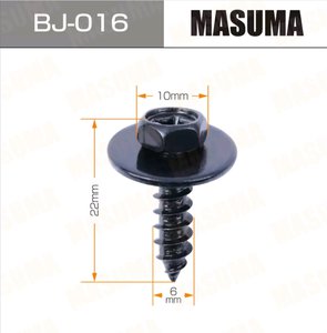 Саморез 6x22мм набор 6шт. MASUMA BJ-016