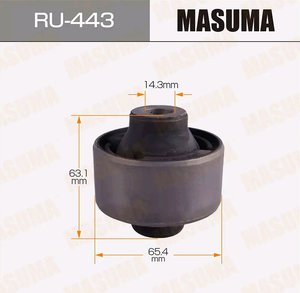 Сайлентблок HONDA Civic (00-) рычага передний MASUMA RU443, 30427, 51391-S5A-024