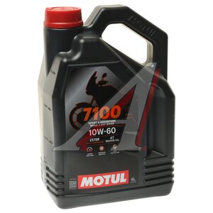 Масло моторное 7100 4T 10W60 синт.4л MOTUL 104101, MOTUL 4T 10W60