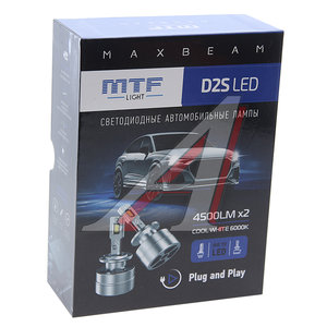 Лампа светодиодная 12V D2S 35W P32d-2 (2шт.) MTF MBD2S6