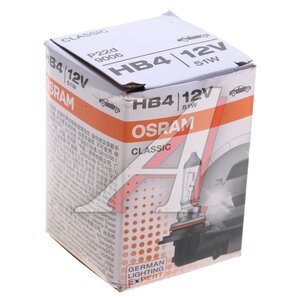 Лампа 12V HB4(9006) 51W P22d OSRAM 9006CLC, O-9006CLC