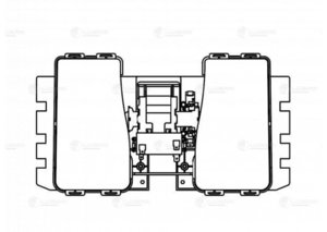 Вентилятор MERCEDES Actros отопителя салона LUZAR LFh1501, 0018308708, 18308708