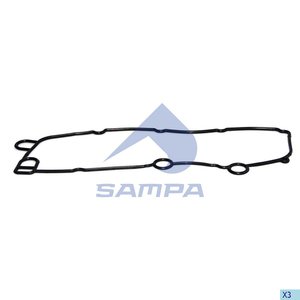 Прокладка SCANIA 4,P,G,R,T series масляного теплообменника SAMPA 041.451, 570.300, 1502798