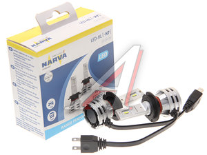 Лампа светодиодная 12V/24V H7 24W PX26d 6500K бокс (2шт.) Range Perfomance LED NARVA 180333000, N-18033