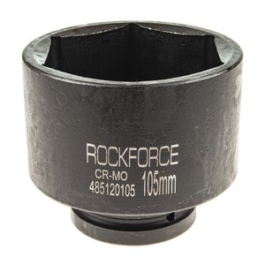 Головка торцевая 1" 105мм ударная удлиненная L=115мм ROCKFORCE RF-485120105