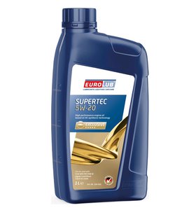 Масло моторное SUPERTEC SN 5W20 синт.1л EUROLUB 314001, EUROLUB SAE5W20