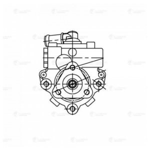 Насос гидроусилителя ГАЗ-3302 дв.CUMMINS ISF 2.8 LUZAR LPS0301, 5270739