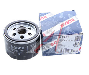 Фильтр масляный BMW i3 (I01) (HYBRID),K1200,K1600,R1200 BOSCH F026407251, 11427673541/11427719357