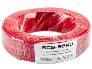 Кабель монтажный 0.5 кв.мм 1м AURA SCS-S5RD 100м