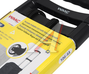 Тележка платформенная 400х390мм 70кг складная, 2 крюка  WMC TOOLS WMC-106-4A