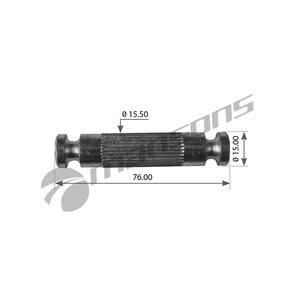 Палец RENAULT Magnum колодки тормозной MANSONS 800.057, 800057, 5010098946