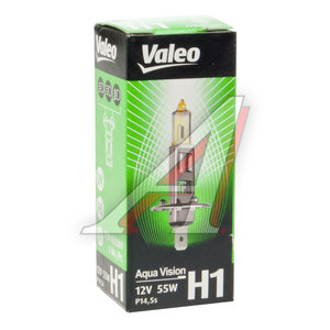 Лампа 12V H1 55W P14.5s (1шт.) Aqua Vision VALEO 032507, 32507, А12-55