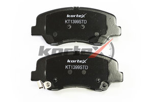 Колодки тормозные HYUNDAI Solaris (11-) KIA Rio (11-) передние (4шт.) KORTEX KT1399STD, GDB3548, 58101-1WA05