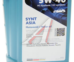 Масло моторное HIGHTEC SYNT ASIA C3/SN/CF 5W40 синт.1л ROWE 20246-0010-99, ROWE SAE5W40, C3, SN/CF