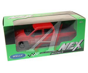 Модель автомобиля CHEVROLET Silverado металлическая (1:29) WELLY ITEM NO.24083W, 240837