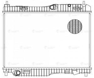 Радиатор отопителя FORD Fiesta (08-) LUZAR LRc1086, 1930377, 1516268