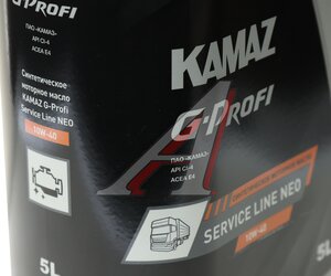 Масло дизельное KAMAZ G-Profi Service Line NEO 10W40 синт. 5л (ОАО КАМАЗ) 253133864, KAMAZ G-Prof SAE10W40