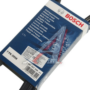 Ремень приводной поликлиновой 7PK2958 BOSCH 1987947558, 7PK2958