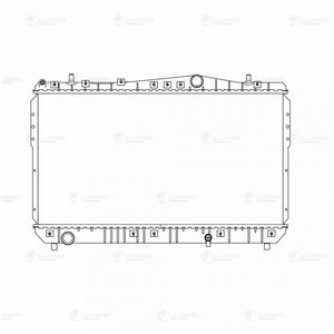 Радиатор CHEVROLET Rezzo (00-08) МКПП LUZAR LRC0522, 96813422