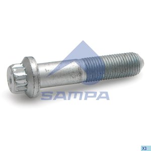 Болт SAF крепления диска тормозного (M14x1.5x65) (1шт) SAMPA 102.579, 4375100911