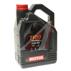 Масло моторное 7100 4T 10W60 синт.4л MOTUL 113206, MOTUL 4T 10W60