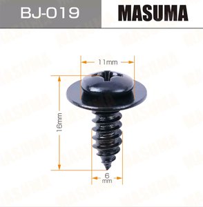 Саморез 6x16мм набор 10шт. MASUMA BJ-019