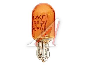 Лампа 12V WY5W W2.1x9.5d желтая Eco BOSCH 1987302820, А12-5-2