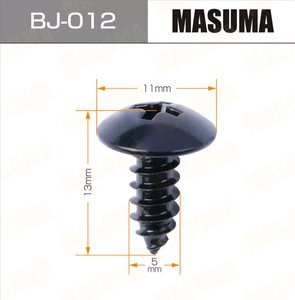 Саморез 5x13мм набор 15шт. MASUMA BJ-012