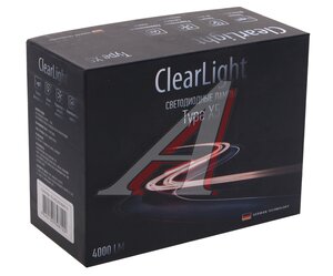 Лампа светодиодная 12V H7 PX26d 4000lm бокс (2шт.) CLEARLIGHT CLX5LED30H7-2