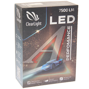 Лампа светодиодная 12V H1 P14.5s 7500LM (2шт.) Performance CLEARLIGHT CLPFMLEDH1-2, CLPFMLEDH1