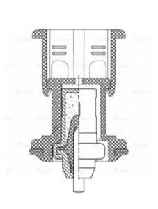 Термостат VW Golf (13-) AUDI A3 (13-) SEAT Leon (13-) SKODA Octavia (13-) LUZAR LT1824, 04E121113F, 04E121113B