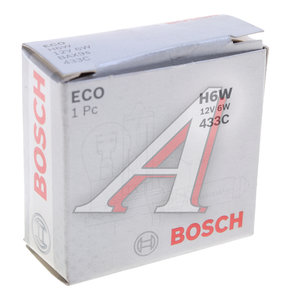 Лампа 12V H6W BAX9s Eco BOSCH 1987302809