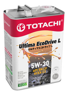 Масло моторное ULTIMA ECODRIVE L C3/SN 5W30 синт.4л TOTACHI 12104, TOTACHI SAE5W30