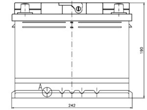 Аккумулятор VOLTHOR Ultra 60А/ч 6СТ60(1) 56013, 56013