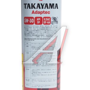 Масло моторное Adaptec SP/GF-6A 5W30 синт.1л TAKAYAMA 6056130, TAKAYAMA SAE5W30