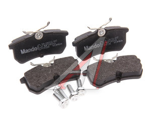 Колодки тормозные FORD Focus 1 (98-05) задние (4шт.) MANDO MBF015513, GDB1354, 1075565/98AB2M008BA